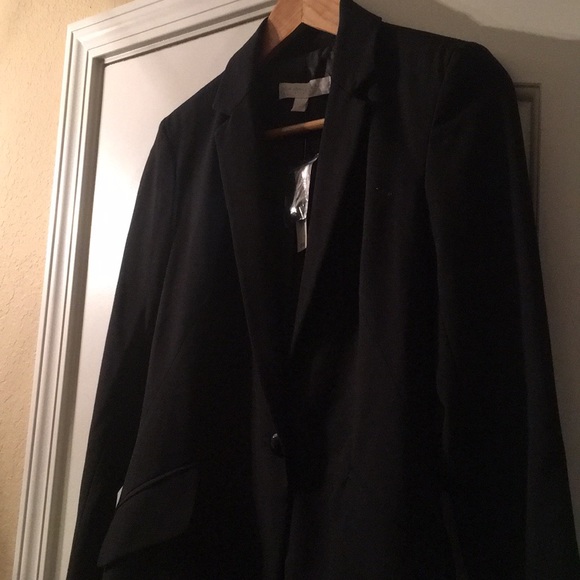 💚SOLD💚NEW YORK & COMPANY Black suit jacket 0 - Picture 4 of 8